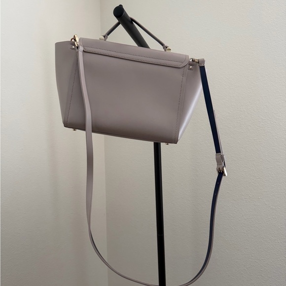 Kate Spade Arbour Hill Lilah Satchel Crossbody Beige Neutral Leather - Picture 5 of 9